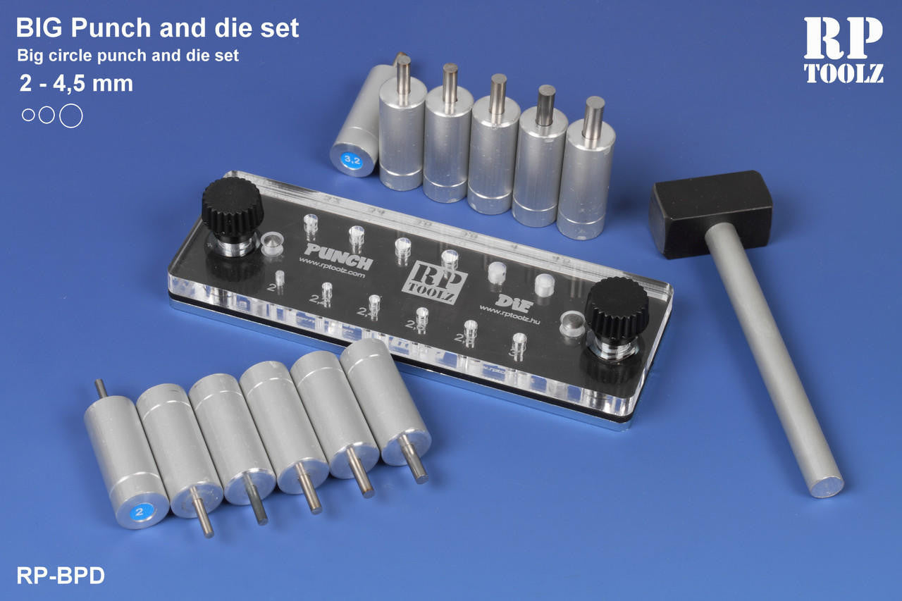 RP Toolz Punch & Die Set 2.0-4.5mm RP-BPD